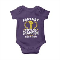 Fantasy Football Legend Baby Onesie Suck It Loser Funny Champ Champion Draft - Wonder Print Shop