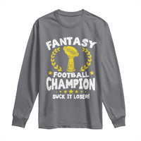 Fantasy Football Legend Long Sleeve Shirt Suck It Loser Funny Champ Champion Draft - Wonder Print Shop