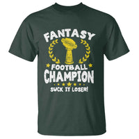 Fantasy Football Legend T Shirt Suck It Loser Funny Champ Champion Draft - Wonder Print Shop