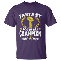 Fantasy Football Legend T Shirt Suck It Loser Funny Champ Champion Draft - Wonder Print Shop