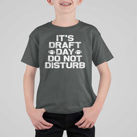 Funny Fantasy Football T Shirt For Kid It's Draft Day Do Not Disturb - Wonder Print Shop