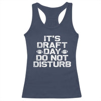 Funny Fantasy Football Racerback Tank Top It's Draft Day Do Not Disturb - Wonder Print Shop