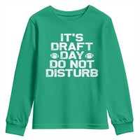 Funny Fantasy Football Youth Sweatshirt It's Draft Day Do Not Disturb - Wonder Print Shop