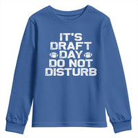 Funny Fantasy Football Youth Sweatshirt It's Draft Day Do Not Disturb - Wonder Print Shop