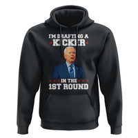 Funny Fantasy Football Hoodie Joe Biden Confused Drafting Kicker Draft Party - Wonder Print Shop