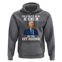 Funny Fantasy Football Hoodie Joe Biden Confused Drafting Kicker Draft Party - Wonder Print Shop