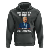 Funny Fantasy Football Hoodie Joe Biden Confused Drafting Kicker Draft Party - Wonder Print Shop