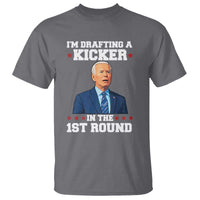 Funny Fantasy Football T Shirt Joe Biden Confused Drafting Kicker Draft Party - Wonder Print Shop