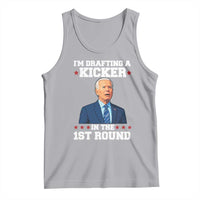 Funny Fantasy Football Tank Top Joe Biden Confused Drafting Kicker Draft Party - Wonder Print Shop