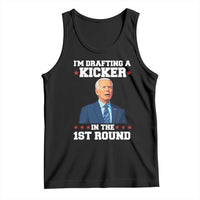 Funny Fantasy Football Tank Top Joe Biden Confused Drafting Kicker Draft Party - Wonder Print Shop