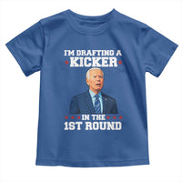 Funny Fantasy Football Toddler T Shirt Joe Biden Confused Drafting Kicker Draft Party - Wonder Print Shop