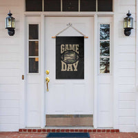 Game Day Football Garden Flag Funny Sunday Retro Camo Camouflage - Wonder Print Shop