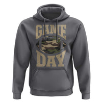 Game Day Football Hoodie Funny Sunday Retro Camo Camouflage - Wonder Print Shop