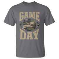 Game Day Football T Shirt Funny Sunday Retro Camo Camouflage - Wonder Print Shop
