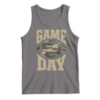Game Day Football Tank Top Funny Sunday Retro Camo Camouflage - Wonder Print Shop