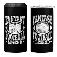 Fantasy Football Legend 4 in 1 Can Cooler Tumbler Funny Gameday Dad - Wonder Print Shop