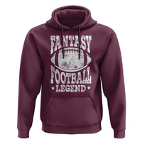 Fantasy Football Legend Hoodie Funny Gameday Dad - Wonder Print Shop