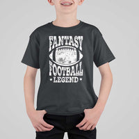 Fantasy Football Legend T Shirt For Kid Funny Gameday Dad - Wonder Print Shop