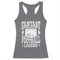 Fantasy Football Legend Racerback Tank Top Funny Gameday Dad - Wonder Print Shop