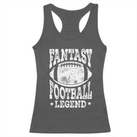 Fantasy Football Legend Racerback Tank Top Funny Gameday Dad - Wonder Print Shop