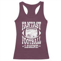 Fantasy Football Legend Racerback Tank Top Funny Gameday Dad - Wonder Print Shop