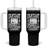 Fantasy Football Legend Tumbler With Handle Funny Gameday Dad - Wonder Print Shop