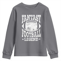 Fantasy Football Legend Youth Sweatshirt Funny Gameday Dad - Wonder Print Shop