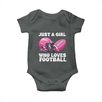 Funny Just A Girl Who Loves Football Baby Onesie - Wonder Print Shop
