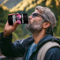 Funny Just A Girl Who Loves Football 4 in 1 Can Cooler Tumbler - Wonder Print Shop