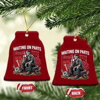 Funny Waiting On Parts Mechanic Skeleton Auto Repair Life Ceramic Ornament