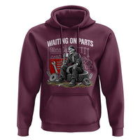 Funny Waiting On Parts Mechanic Skeleton Auto Repair Life Hoodie