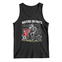 Funny Waiting On Parts Mechanic Skeleton Auto Repair Life Tank Top