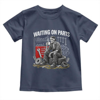 Funny Waiting On Parts Mechanic Skeleton Auto Repair Life Toddler T Shirt