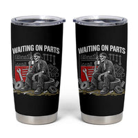 Funny Waiting On Parts Mechanic Skeleton Auto Repair Life Tumbler Cup
