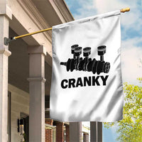 Cranky Car Engine Crankshaft Cars Lover Garden Flag Mechanics Father Day