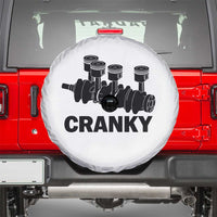 Cranky Car Engine Crankshaft Cars Lover Spare Tire Cover Mechanics Father Day
