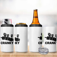 Cranky Car Engine Crankshaft Cars Lover 4 in 1 Can Cooler Tumbler Mechanics Father Day