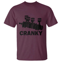 Cranky Car Engine Crankshaft Cars Lover T Shirt Mechanics Father Day