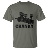 Cranky Car Engine Crankshaft Cars Lover T Shirt Mechanics Father Day