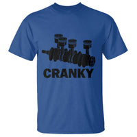 Cranky Car Engine Crankshaft Cars Lover T Shirt Mechanics Father Day