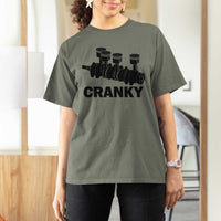 Cranky Car Engine Crankshaft Cars Lover T Shirt For Women Mechanics Father Day