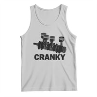 Cranky Car Engine Crankshaft Cars Lover Tank Top Mechanics Father Day