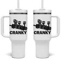Cranky Car Engine Crankshaft Cars Lover Tumbler With Handle Mechanics Father Day