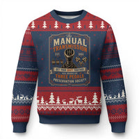 Car Guy Ugly Christmas Sweater The Manual Transmission Preservation Society
