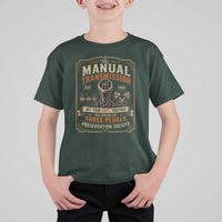 Car Guy T Shirt For Kid The Manual Transmission Preservation Society