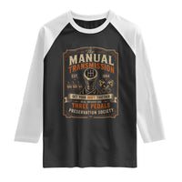 Car Guy Raglan Shirt The Manual Transmission Preservation Society