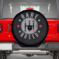 Rare Breed Manual Transmission Stick Shift Driver Spare Tire Cover Vintage Distressed Graphic