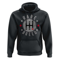 Rare Breed Manual Transmission Stick Shift Driver Hoodie Vintage Distressed Graphic