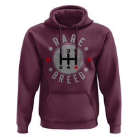 Rare Breed Manual Transmission Stick Shift Driver Hoodie Vintage Distressed Graphic