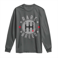 Rare Breed Manual Transmission Stick Shift Driver Long Sleeve Shirt Vintage Distressed Graphic